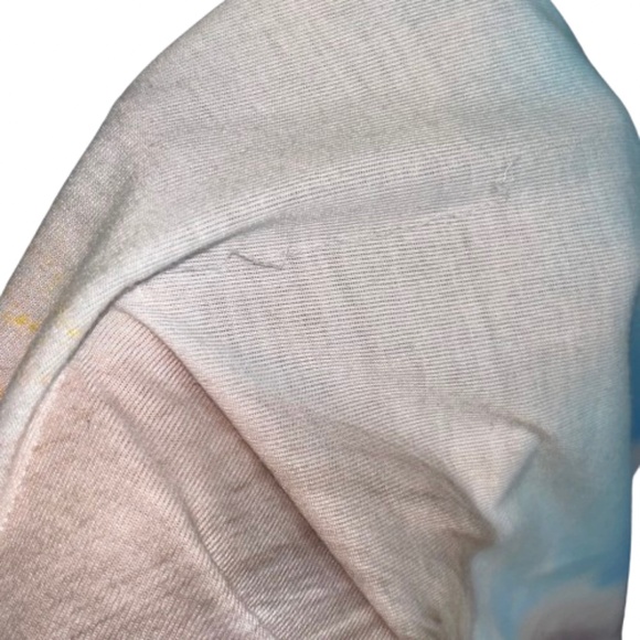 Kids Blue Horse Print Poncho short sleeved Blouse top girls - Picture 6 of 6